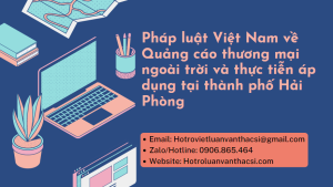 Khóa luận giải pháp luật quảng cáo thương mại ngoài trời tại thành phố Hải Phòng