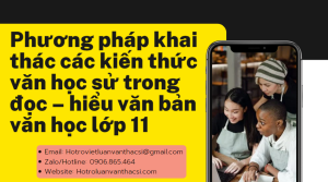 Luận văn: Phương pháp khai thác kiến thức văn học sử đọc - hiểu