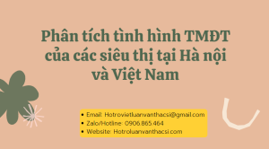 Luận văn: Giải pháp nâng cao hiệu quả phát triển TMĐT Việt Nam