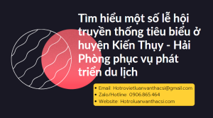 Khóa luận: Giải pháp phát triển du lịch nhờ lễ hội truyền thống